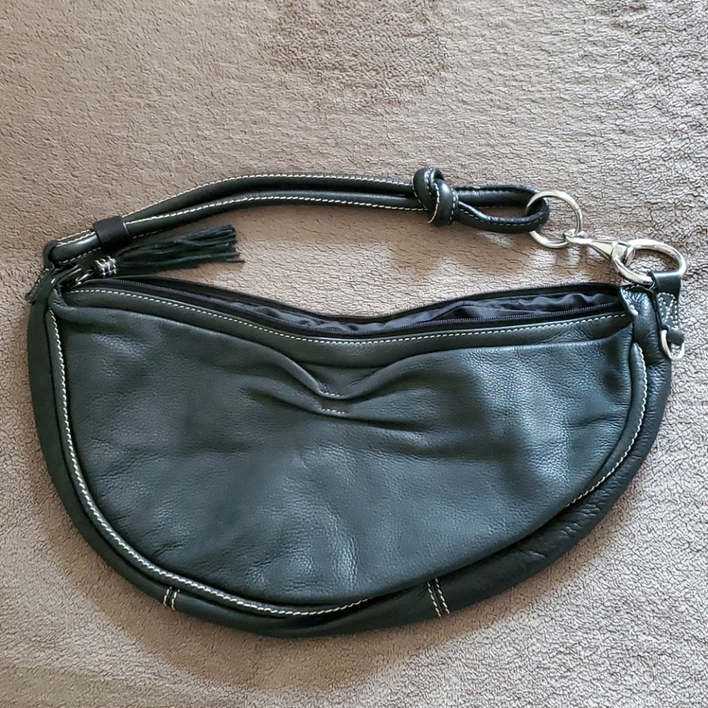 Fossil leather "hobo" purse